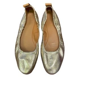 Mercedes Castillo Gold Ballet Flats size 7